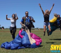 Our skydive 1/2 day trips run twice daily departing 8am and 11am daily. 