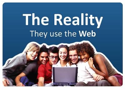 The reality | They use the web