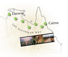 8-Day Savannah Way Tour (Cairns to Darwin / Darwin to Cairns)