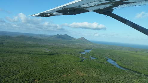 Fly along the Scenic Daintree Coast