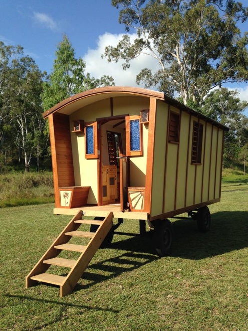 Sweetwater Glamping Port Douglas Hinterland – in our beautiful new Gypsy Wagon