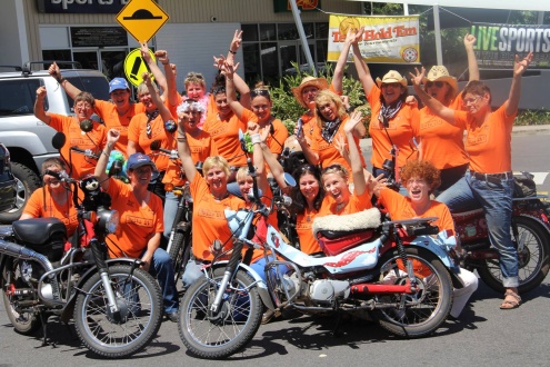 Riding postie bikes from Darwin to Cairns, Australia