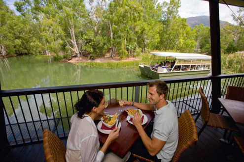 Breakfast with the Crocs