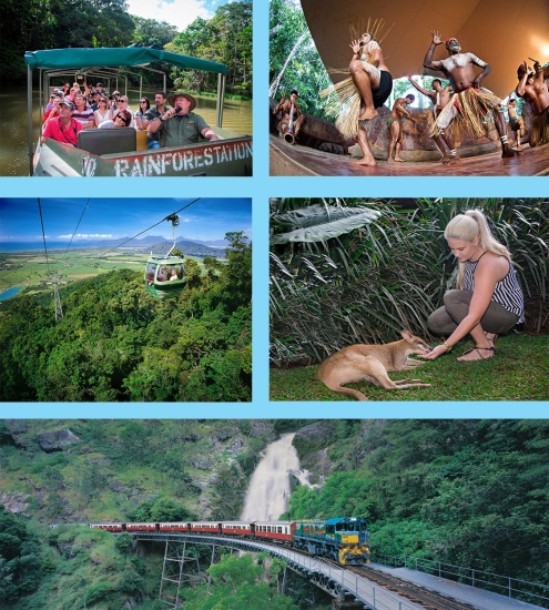 Experience a full all inclusive day for all things Kuranda