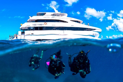Certified Diving on Evolution Great Barrier Reef Tour
