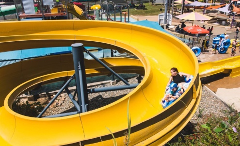 Tandem Tube Raft Slide