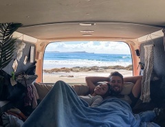 Some people want to stay in a 5 star hotel, others prefer to wake up with a view like this