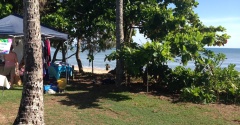 Markets on the beach